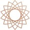 Ekena Millwork Eleanor Wood Fretwork Pierced Ceiling Medallion, Cherry, 18"OD x 6 7/8"ID x 1/4"T CMWP18X18X0250EACH - alternate 1